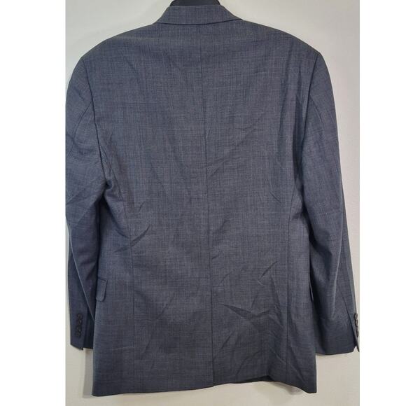 Lauren Ralph Lauren Mens Blazer Size 40R Blue 100% Wool 2 Button Modern Corpcore - Picture 3 of 10